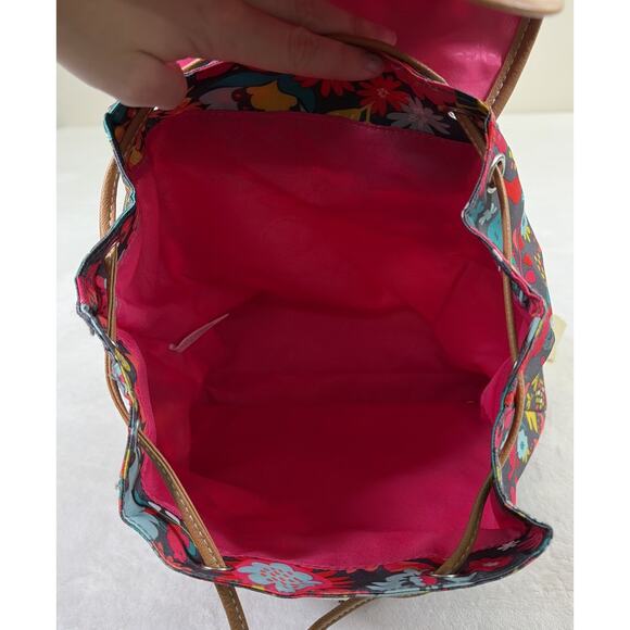 Lily Bloom Backpack Playful Garden Cats Eco-friendly Grey/Multi-Color Charity - Picture 10 of 15